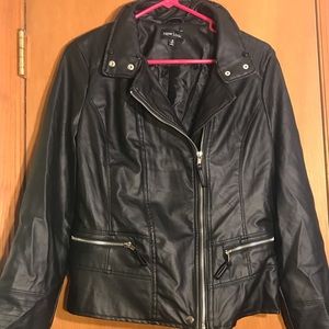 Faux Leather Jacket